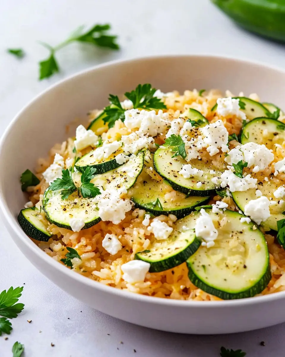 Zucchini-Reis-Pfanne mit Feta: A Savory Twist You'll Love 5