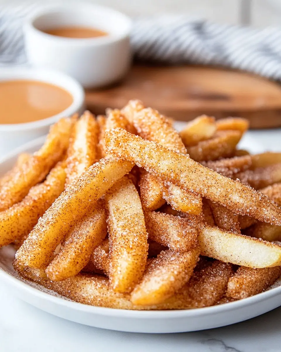 Air Fryer Apfel-Pommes: Irresistibly Crunchy & Sweet Delight
