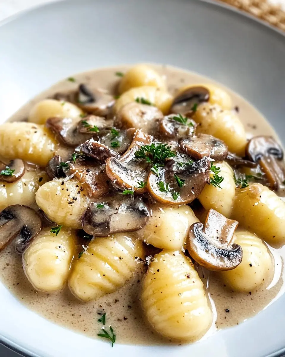 Gnocchi mit cremiger Pilzsauce: Indulgent Comfort on a Plate 7 mosczazgrervi5uovwff