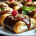 Köstliche Nutella Rolls mit Frischkäse First Image First Image