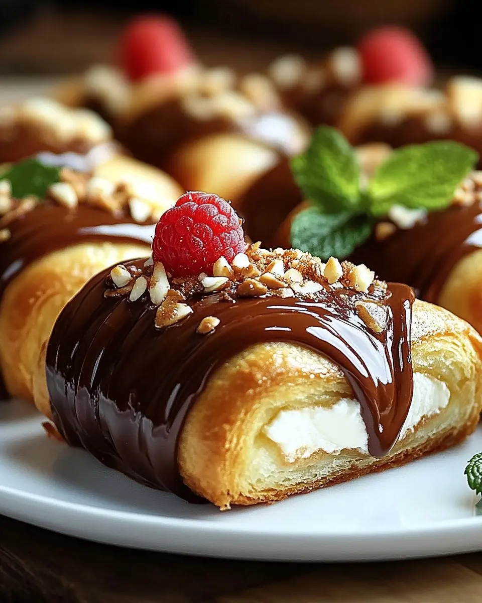Köstliche Nutella Rolls mit Frischkäse: Irresistibly Creamy Delight