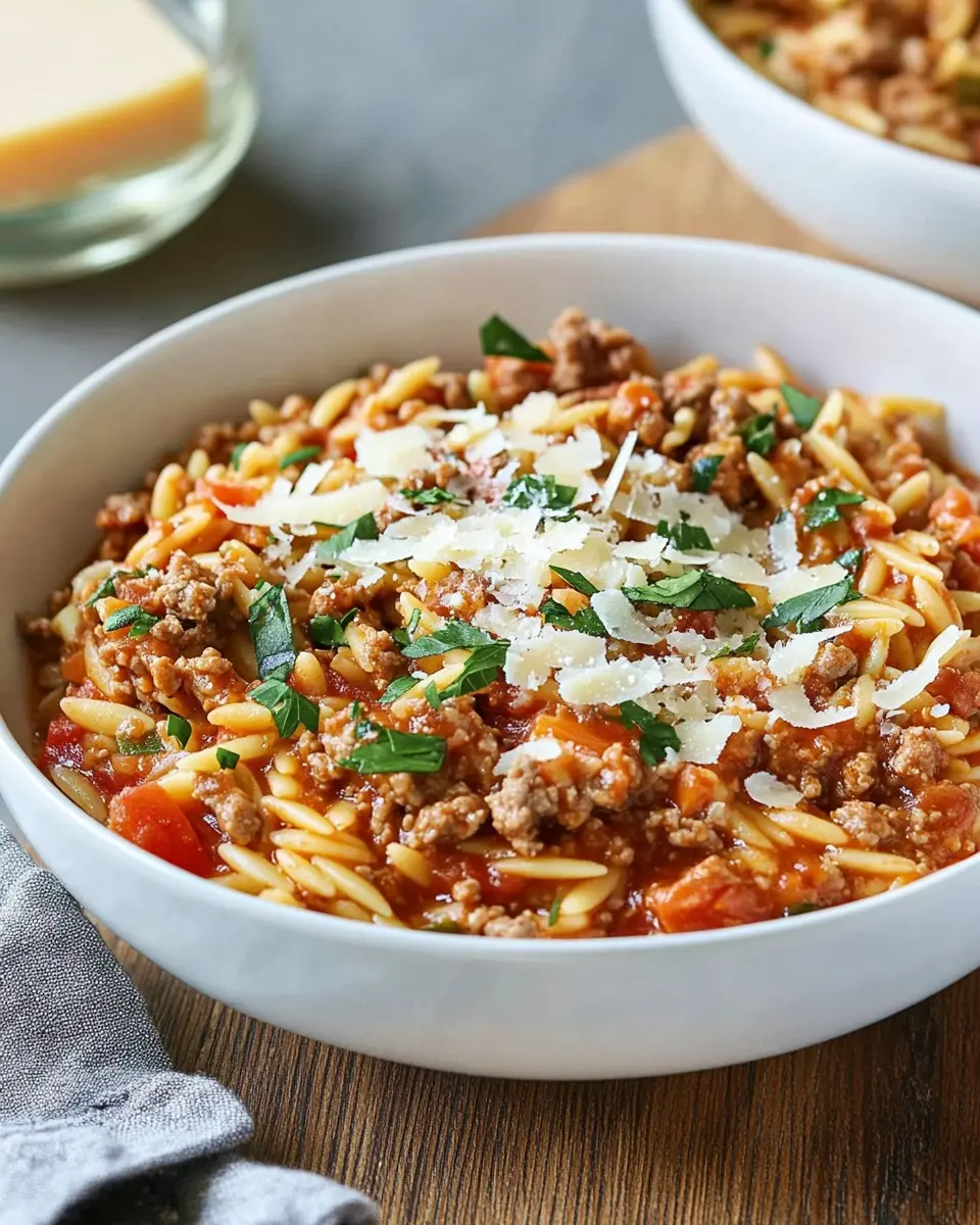 Kritharaki Hackfleisch Topf: A Cozy, Hearty Family Favorite 7