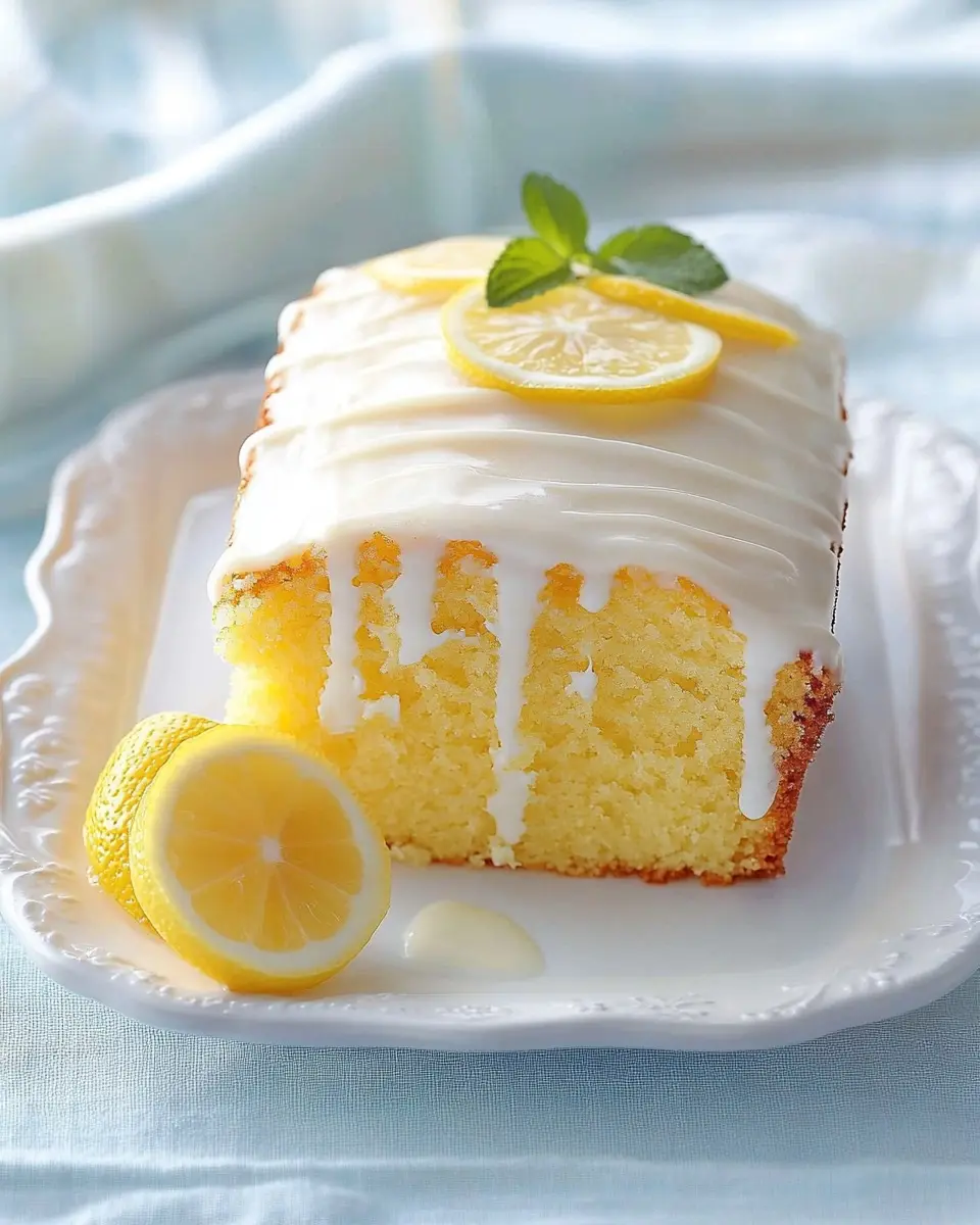 Zitronenkuchen Bliss: Irresistibly Moist Lemon Cake Recipe