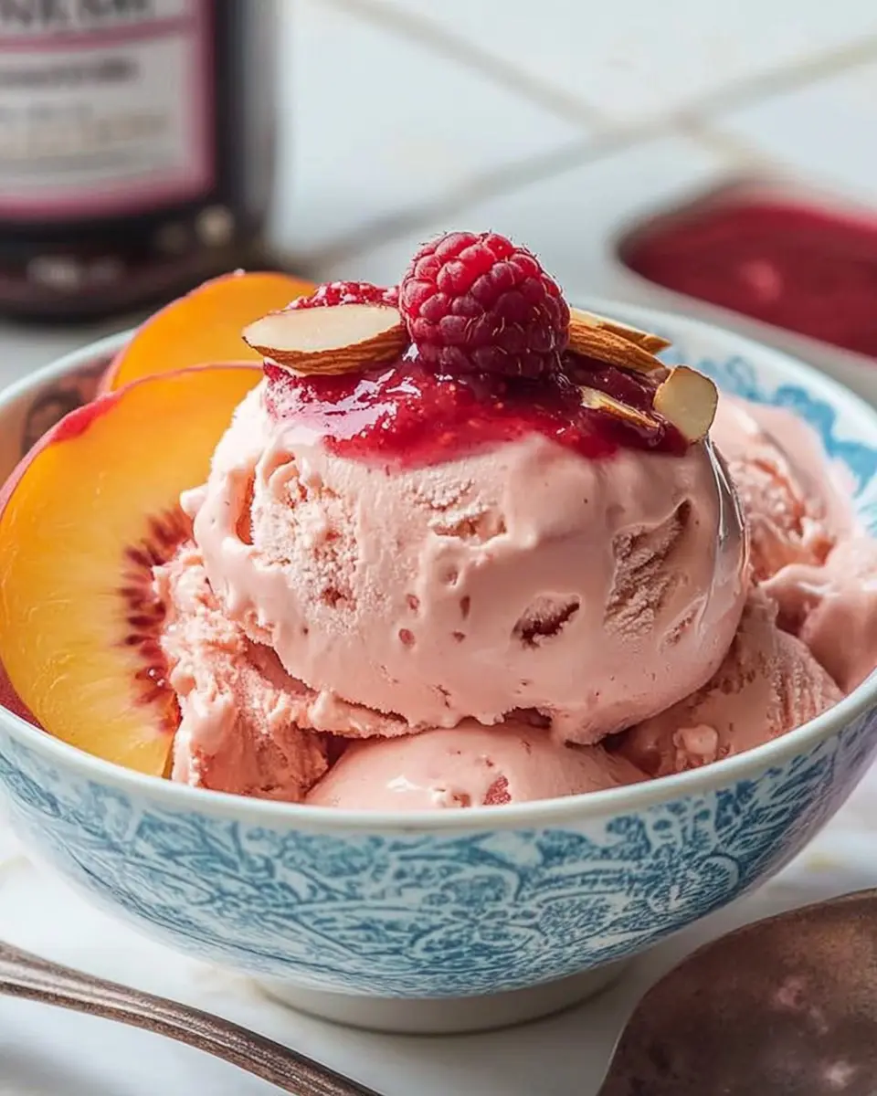 Pfirsich Melba Eis im Ninja Creami: Irresistibly Creamy Bliss 5