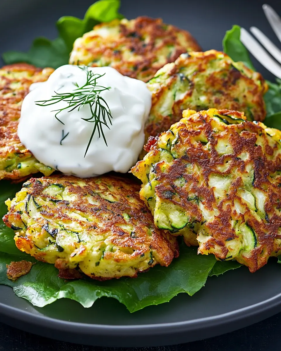 Zucchini Reibeküchlein: Irresistibly Crunchy & Flavorful Bites