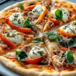 Fitness-Pizza mit Skyr First Image First Image