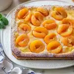 Spanischer Aprikosenkuchen vom Blech First Image First Image