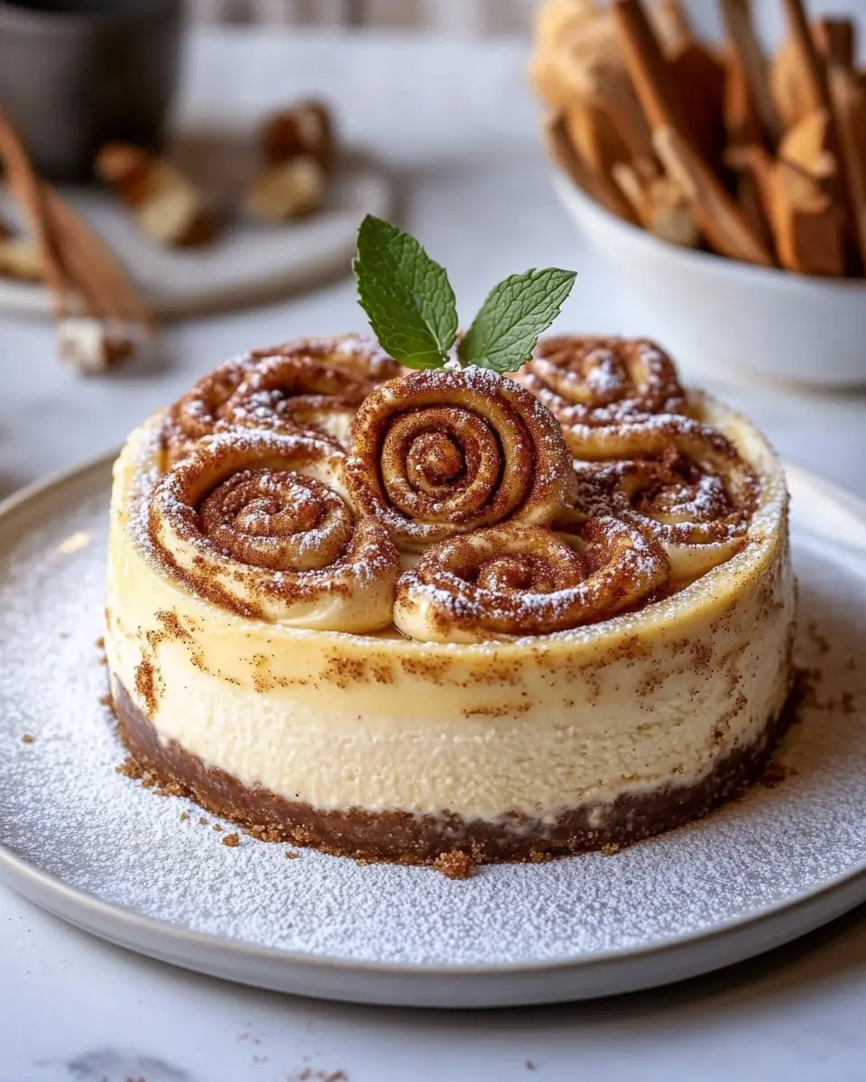 Zimtschnecken trifft Käsekuchen: Indulge in Dreamy Bliss