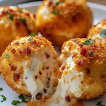 Unwiderstehliche Buffalo Chicken Bacon Mozzarella Bombs First Image First Image