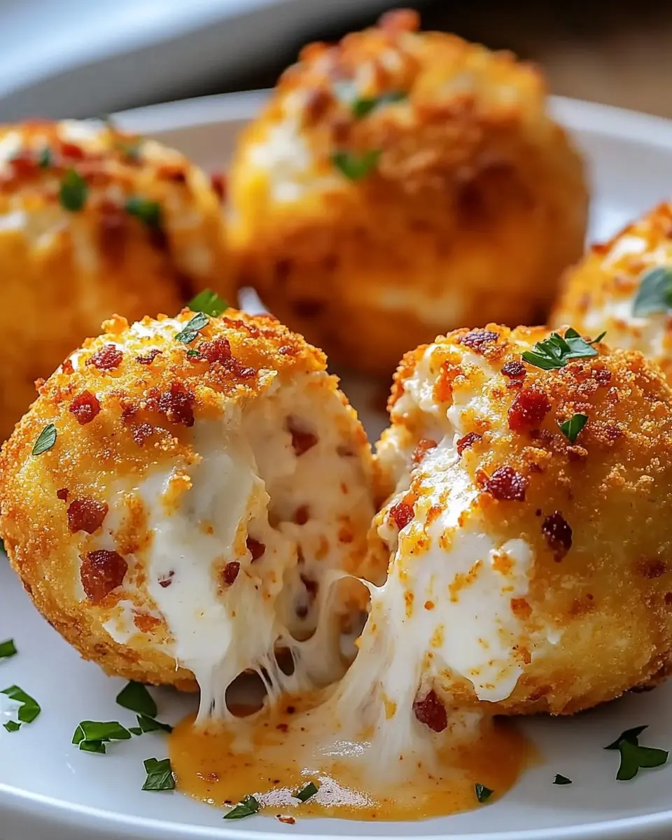 Unwiderstehliche Buffalo Chicken Bacon Mozzarella Bombs: Irresistibly Cheesy Goodness
