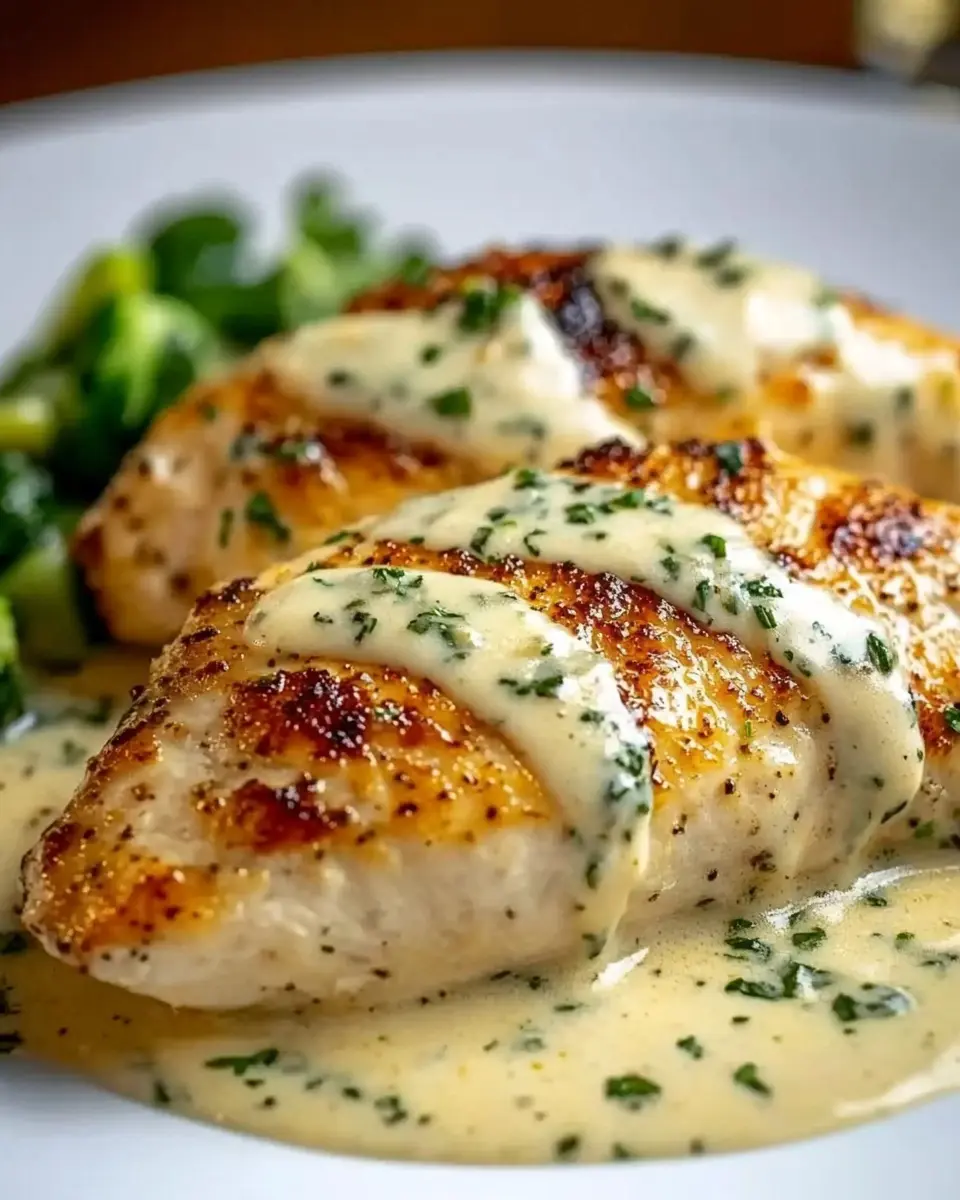 Hähnchenfilet in Frischkäse-Parmesan-Soße: Irresistibly Creamy Delight