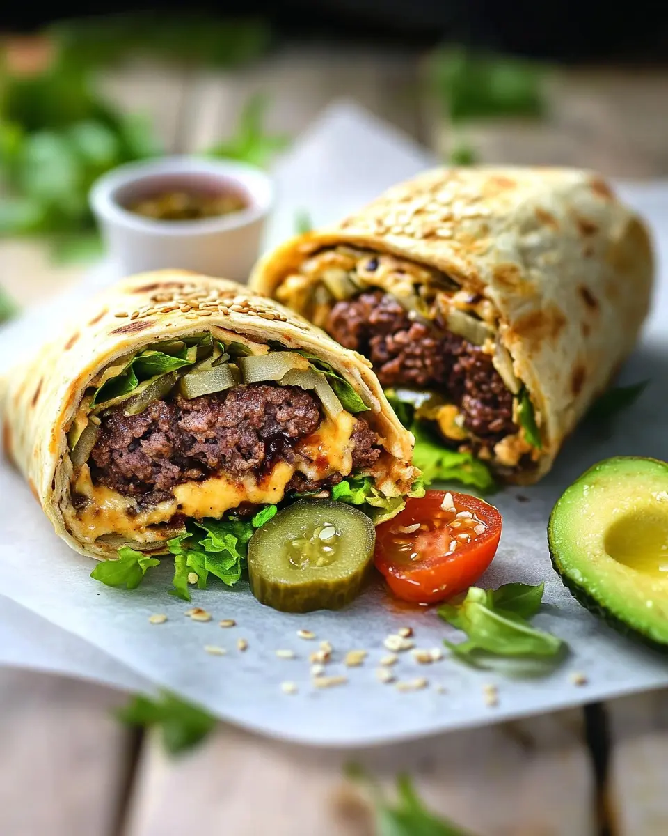 Low Carb Wrap Cheeseburger: Juicy Goodness Under 30 Minutes