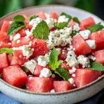 Wassermelonen-Feta-Salat mit Minze First Image First Image