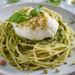 Pistazien-Pesto Pasta mit Burrata First Image First Image