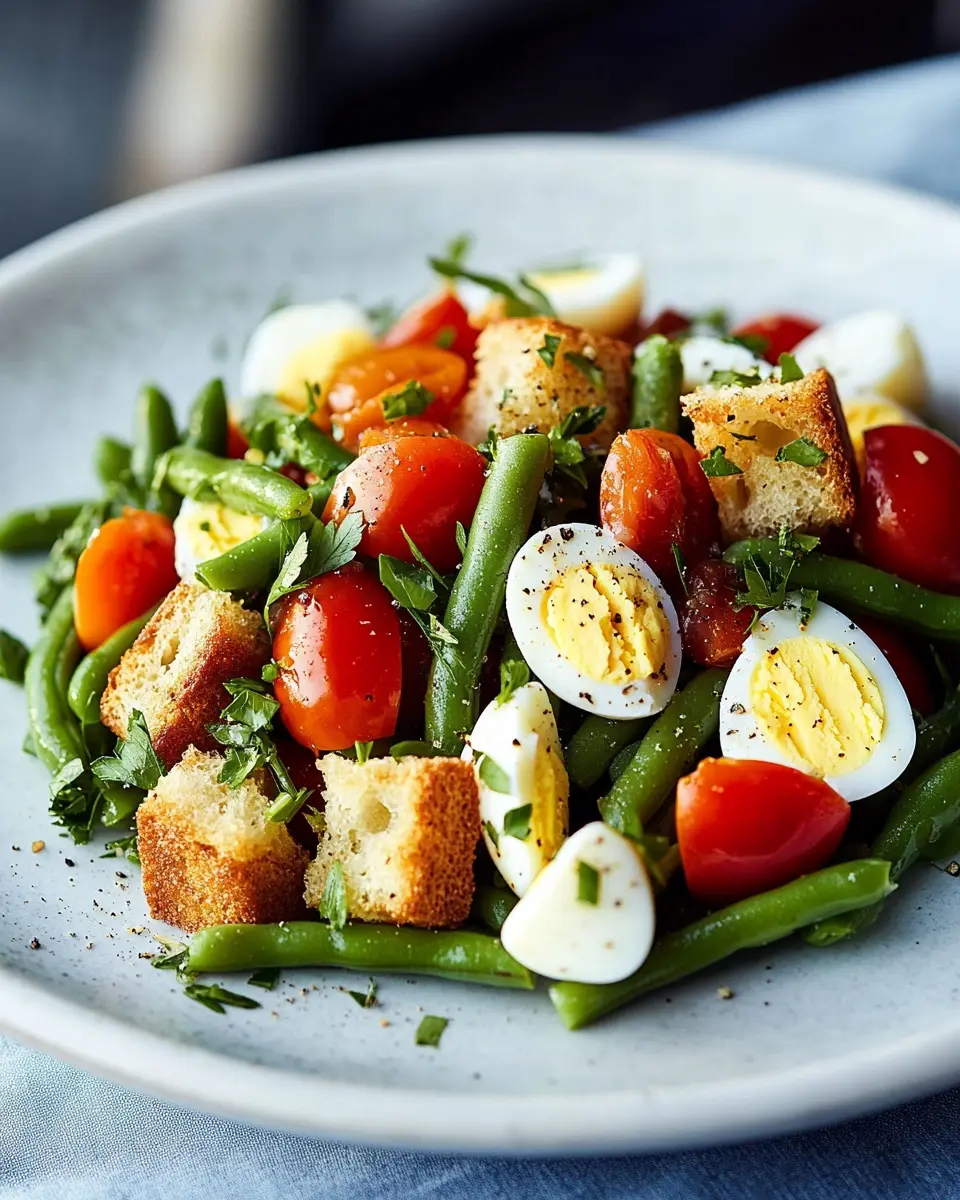 Bohnen-Brot-Salat mit Eiern: The Best Comfort Food Delight 7