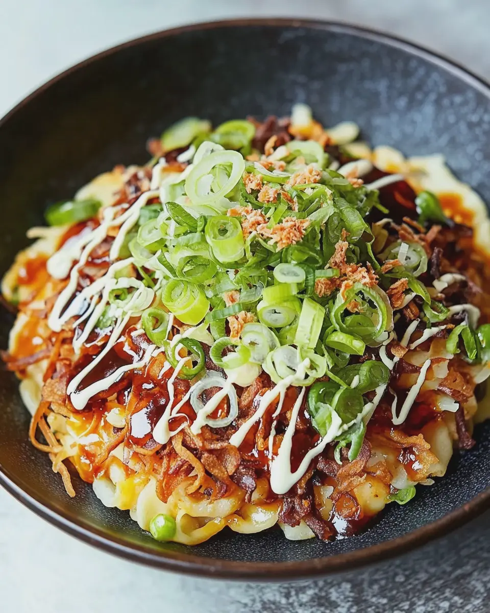 Bratnudeln Okonomiyaki-Style: Irresistibly Flavorful Comfort!