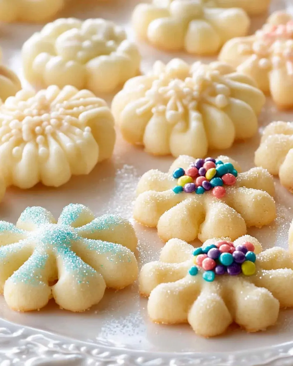 Buttery Spritz Cookies: Irresistibly Melt-in-Your-Mouth Treats