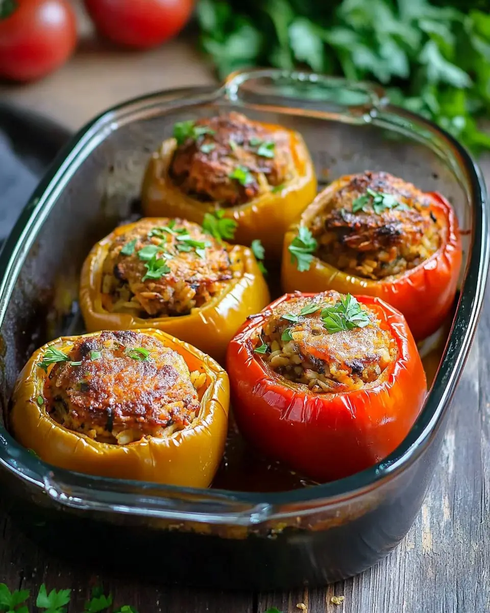 Dolma gefüllte Paprika: Irresistibly Stuffed with Flavor!
