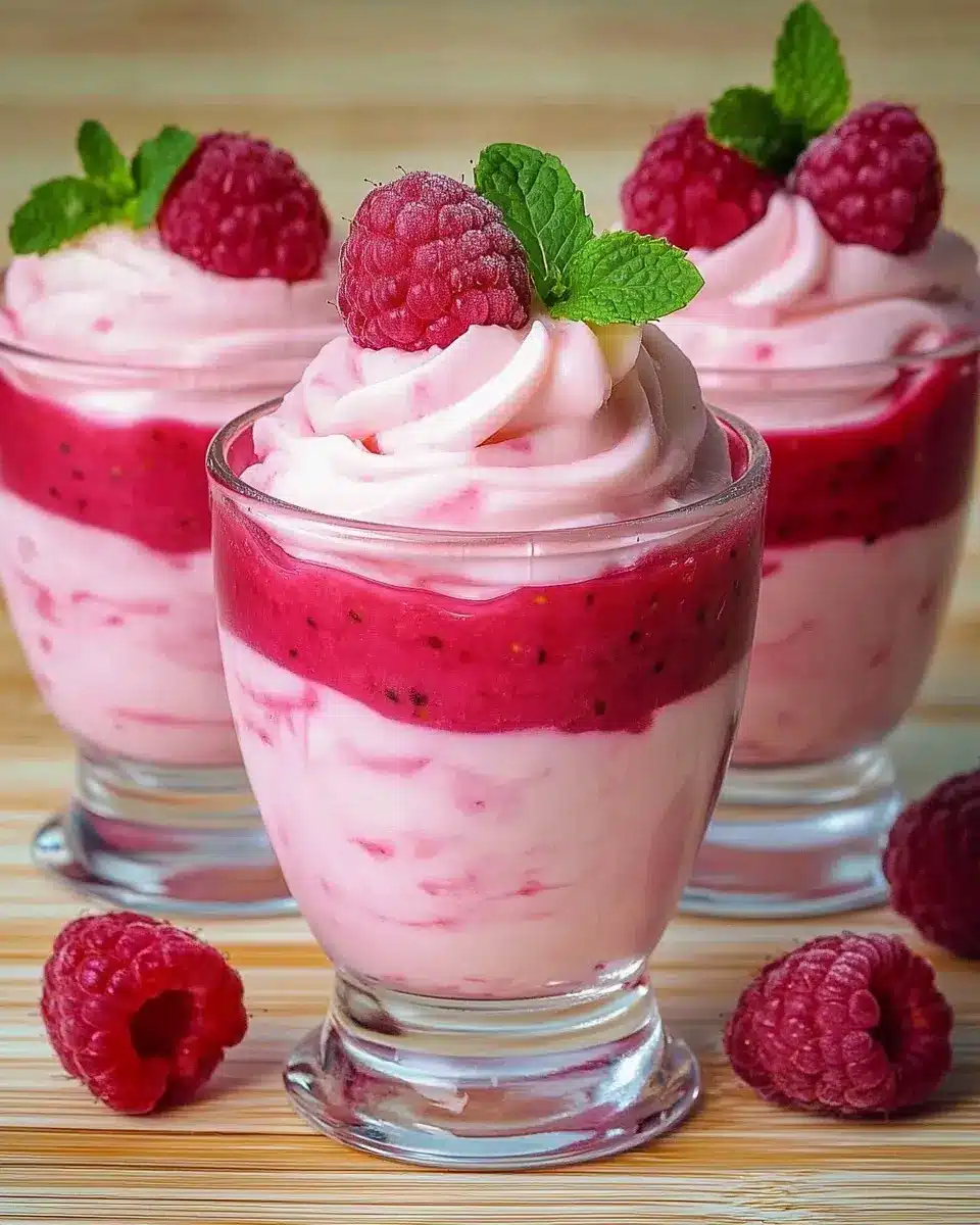 Schnelle Himbeercreme