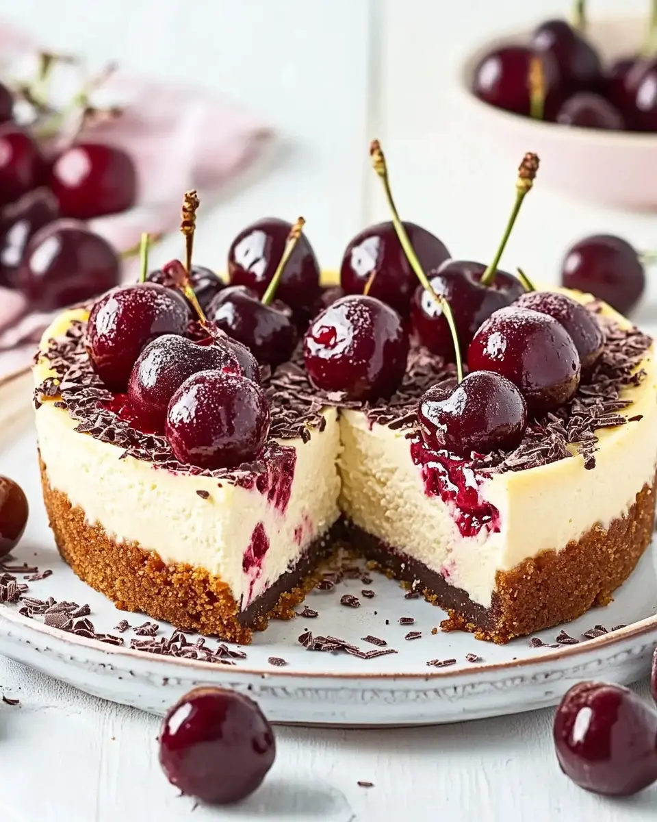 Käsekuchen saftige Kirschen: Indulgent Delight with Chocolate Crumble