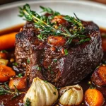 Schmorbraten mit Knoblauch First Image First Image