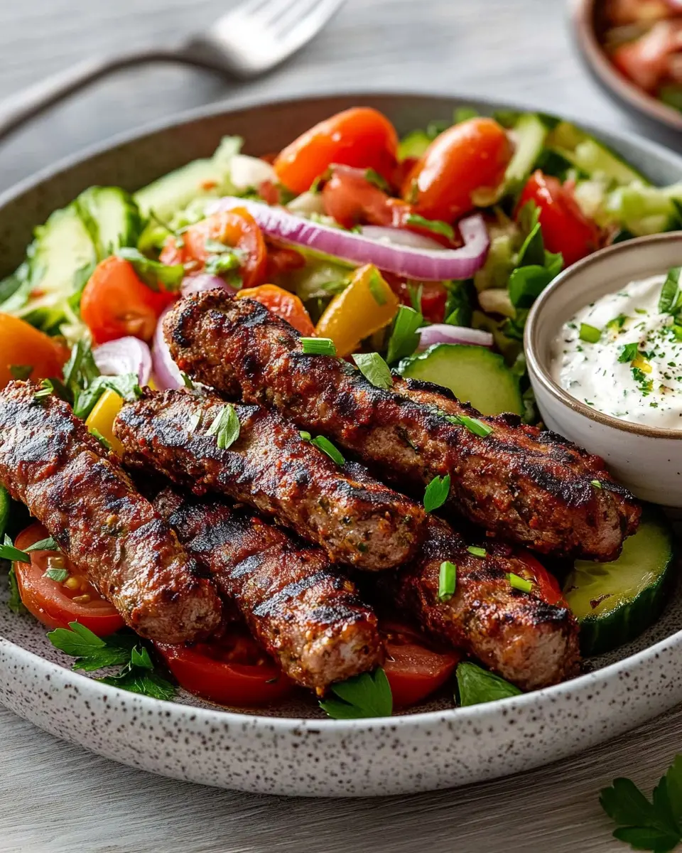 Cevapcici mit griechischem Salat: The Best Flavor Explosion!