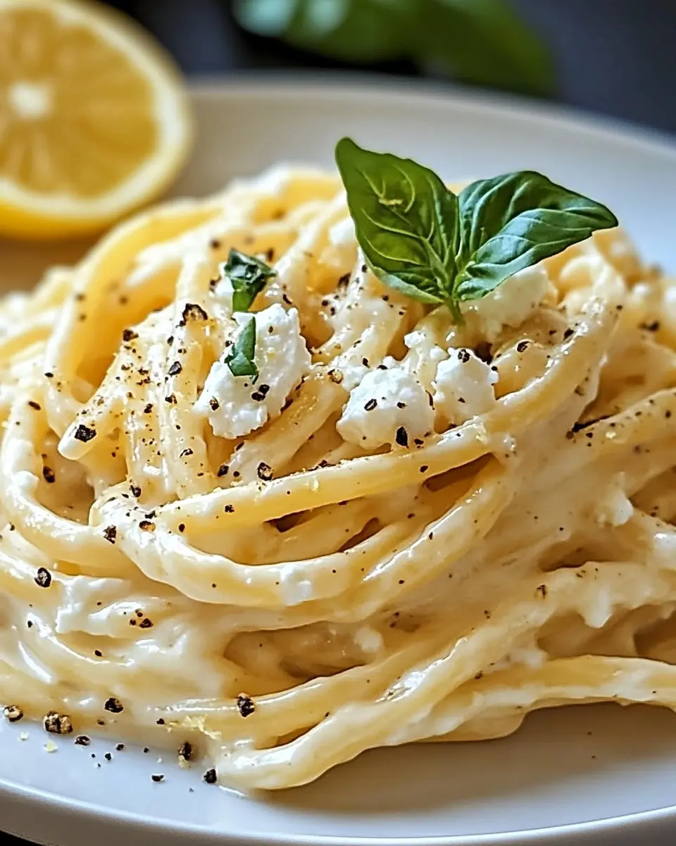 Cremige Zitronen-Feta-Pasta: Irresistibly Creamy Delight
