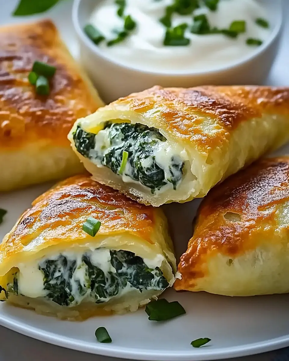 Kartoffeltaschen mit Spinat-Frischkäse: Irresistibly Delicious Bites