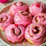 Pink Cinnamon Rolls First Image First Image