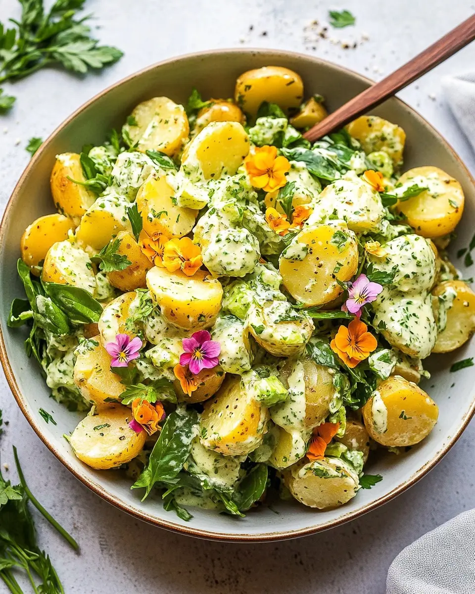 Kartoffelsalat mit Green Goddess Dressing: The Best Refreshing Twist