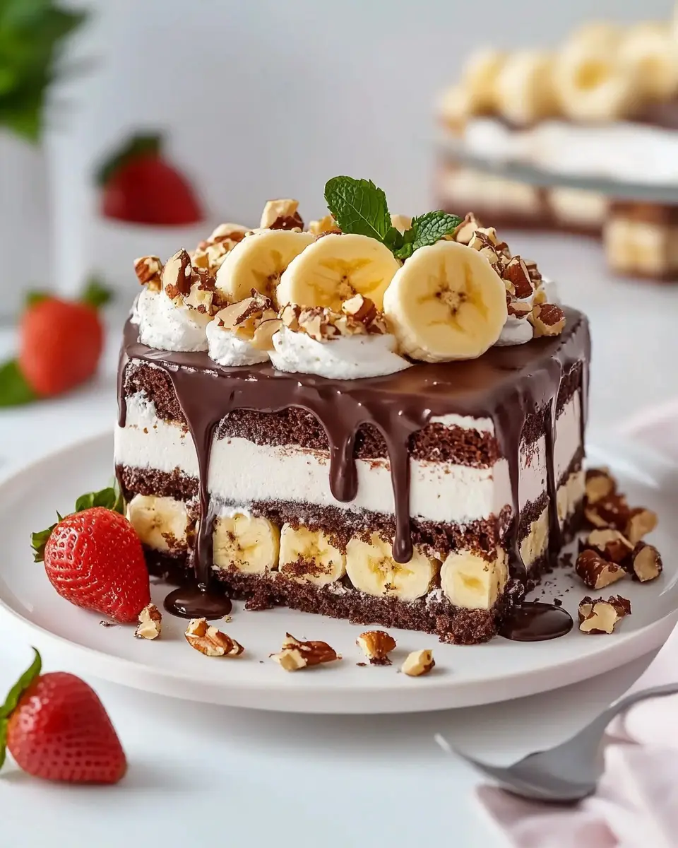 Banana Split Torte: Easy and Irresistibly Delicious Delight