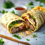 Low Carb Wrap Cheeseburger Style First Image First Image