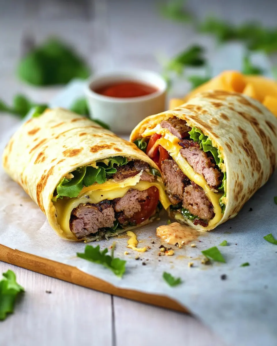 Low Carb Wrap Cheeseburger Style: Juicy Goodness Awaits!