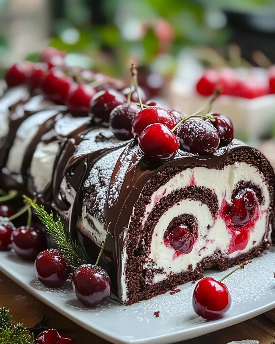 Himmlische Schwarzwälder Kirschtortenrolle: Indulgent Bliss at Home 5