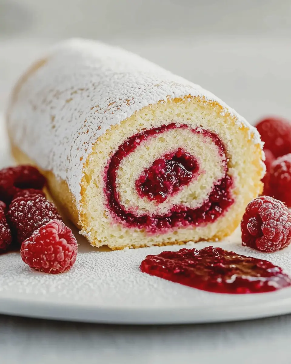 Christina Bauers Biskuitroulade mit Himbeermarmelade Bliss