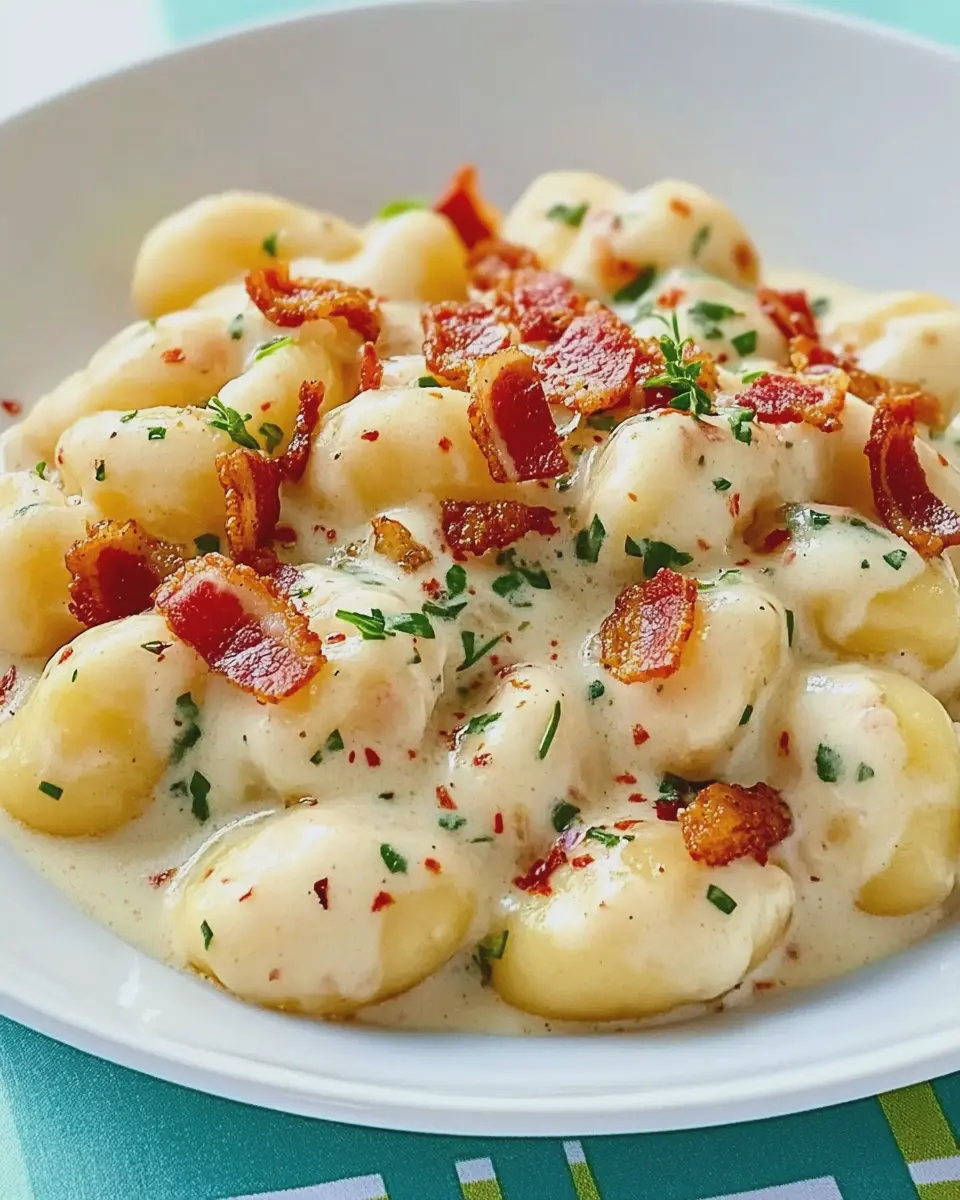 Gnocchi in Würzrahm mit Speck: Indulgent Comfort in Every Bite
