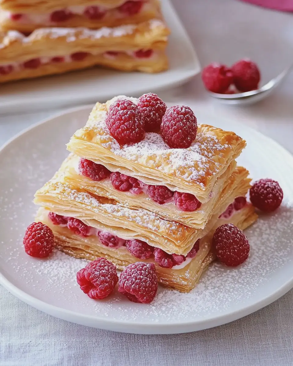 Himbeer Blätterteig Schnitten: Irresistibly Flaky Delights