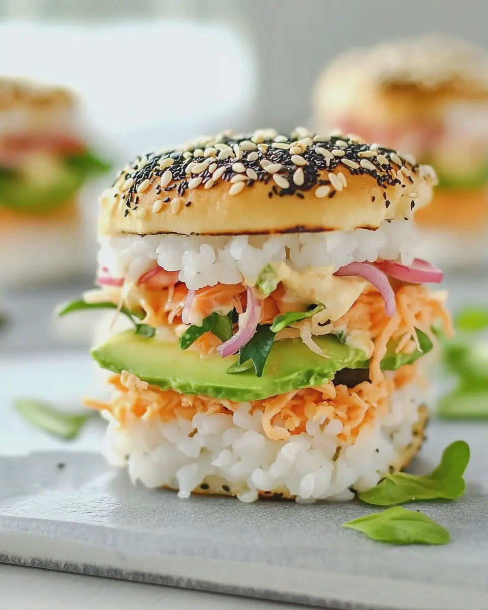 Sushi Burger mit Pulled Surimi: Irresistibly Spicy & Fun! 7