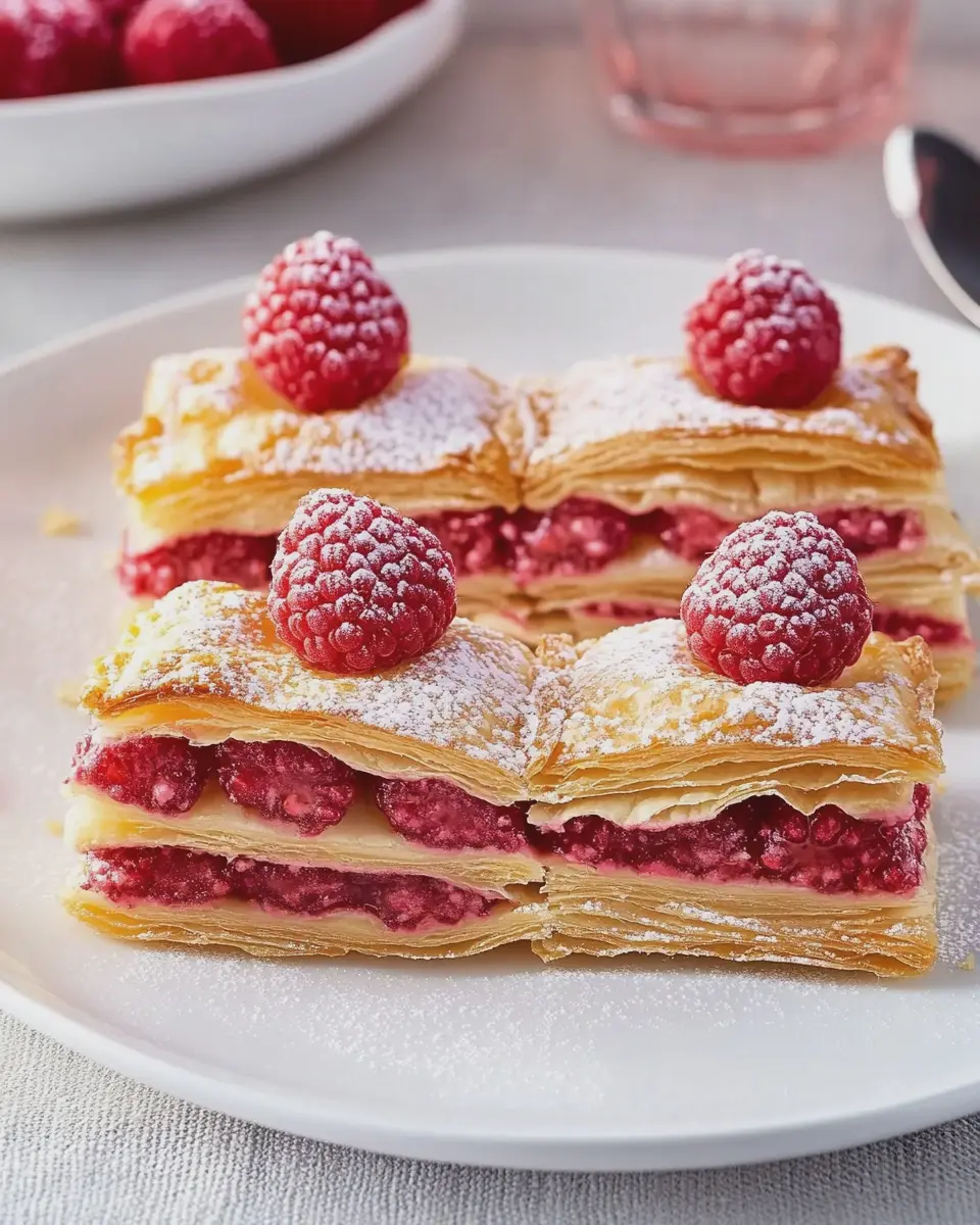 Himbeer Blätterteig Schnitten: Irresistibly Flaky Delights