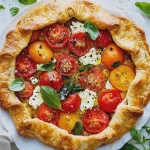 Tomaten-Galette mit Ziegenfrischkäse First Image First Image