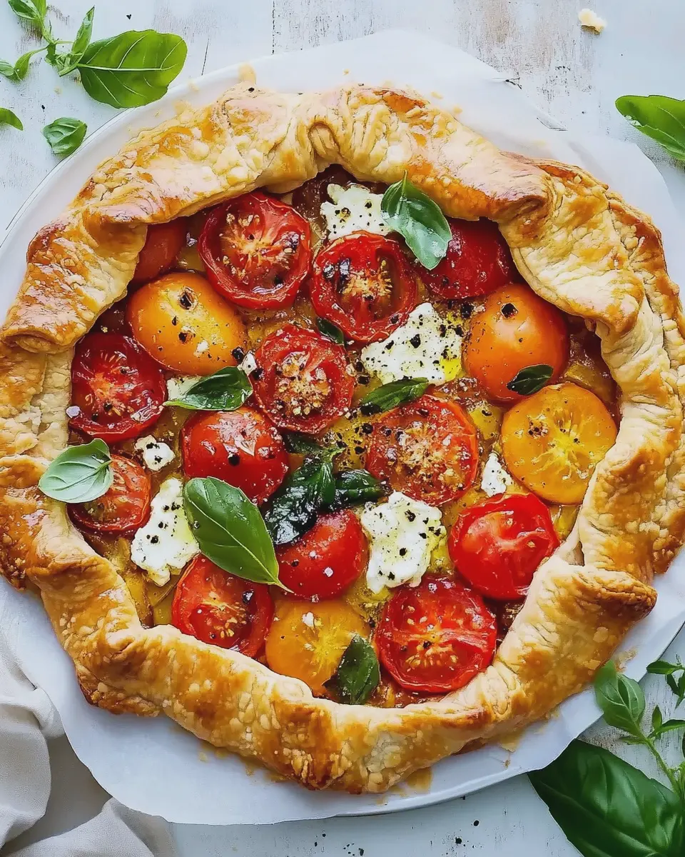 Tomaten-Galette mit Ziegenfrischkäse: Irresistibly Savory Delight