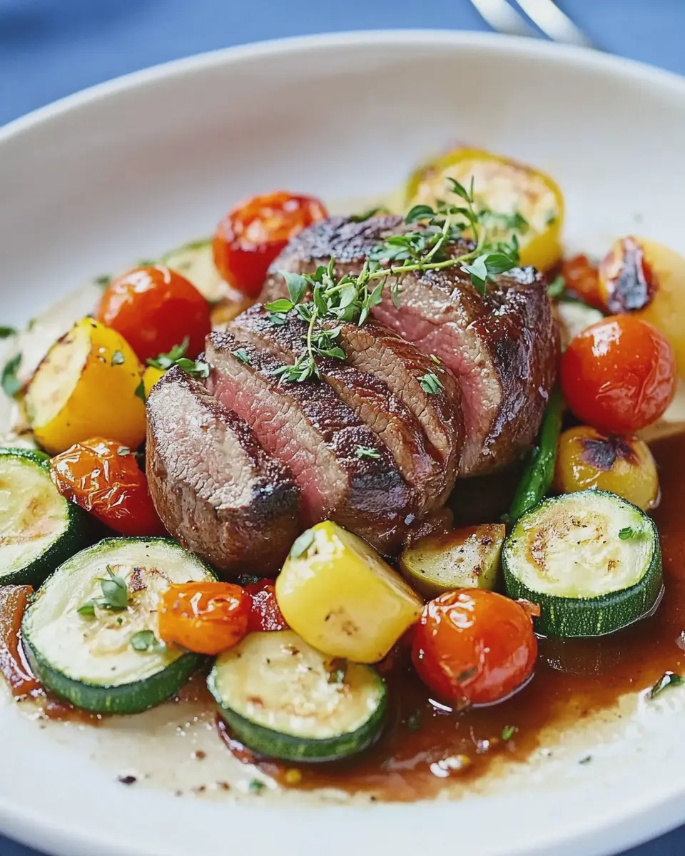 Rahmfilet mit Sommergemüse