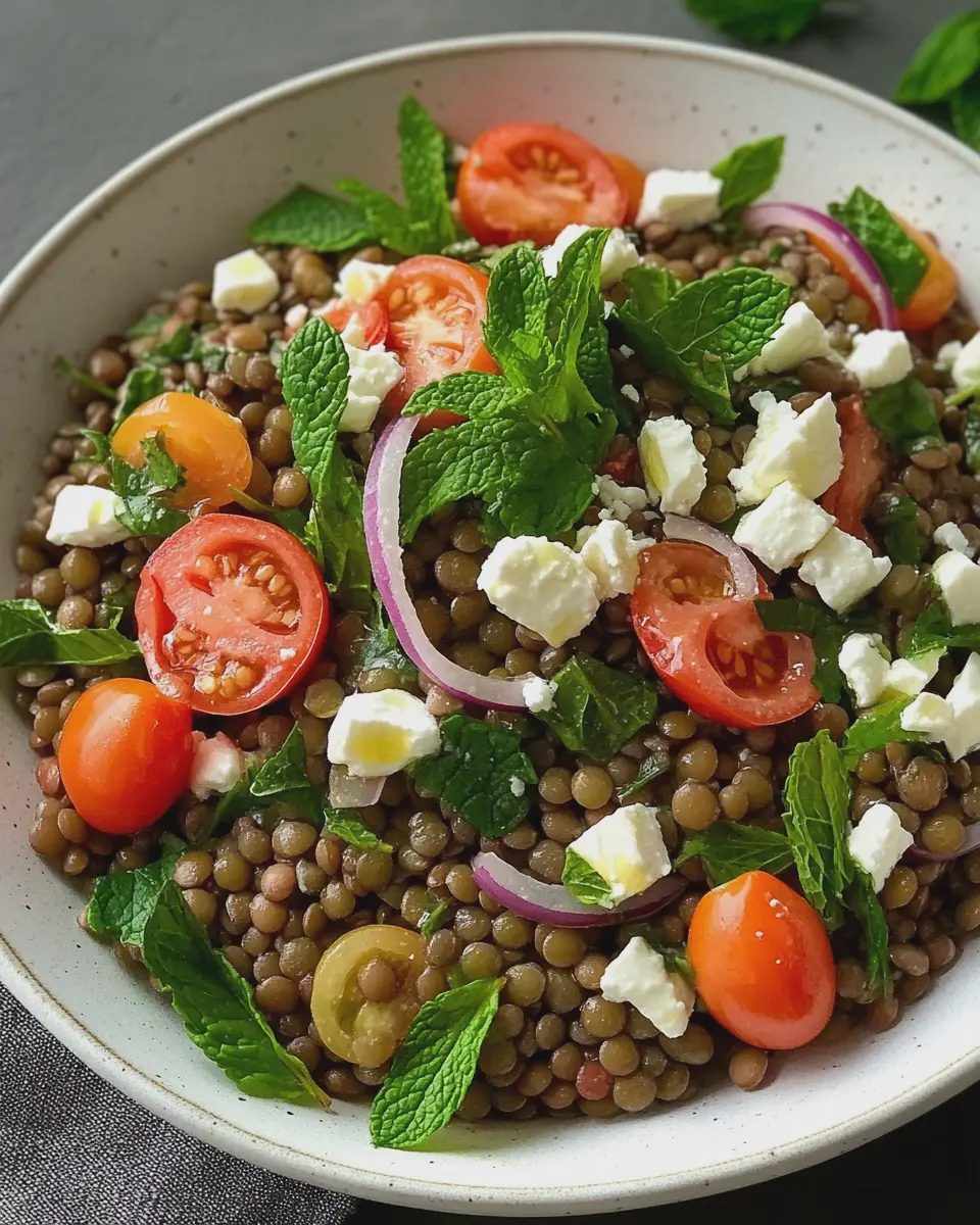 Orientalischer Linsensalat mit Feta: Fresh, Flavorful & Fun! 5