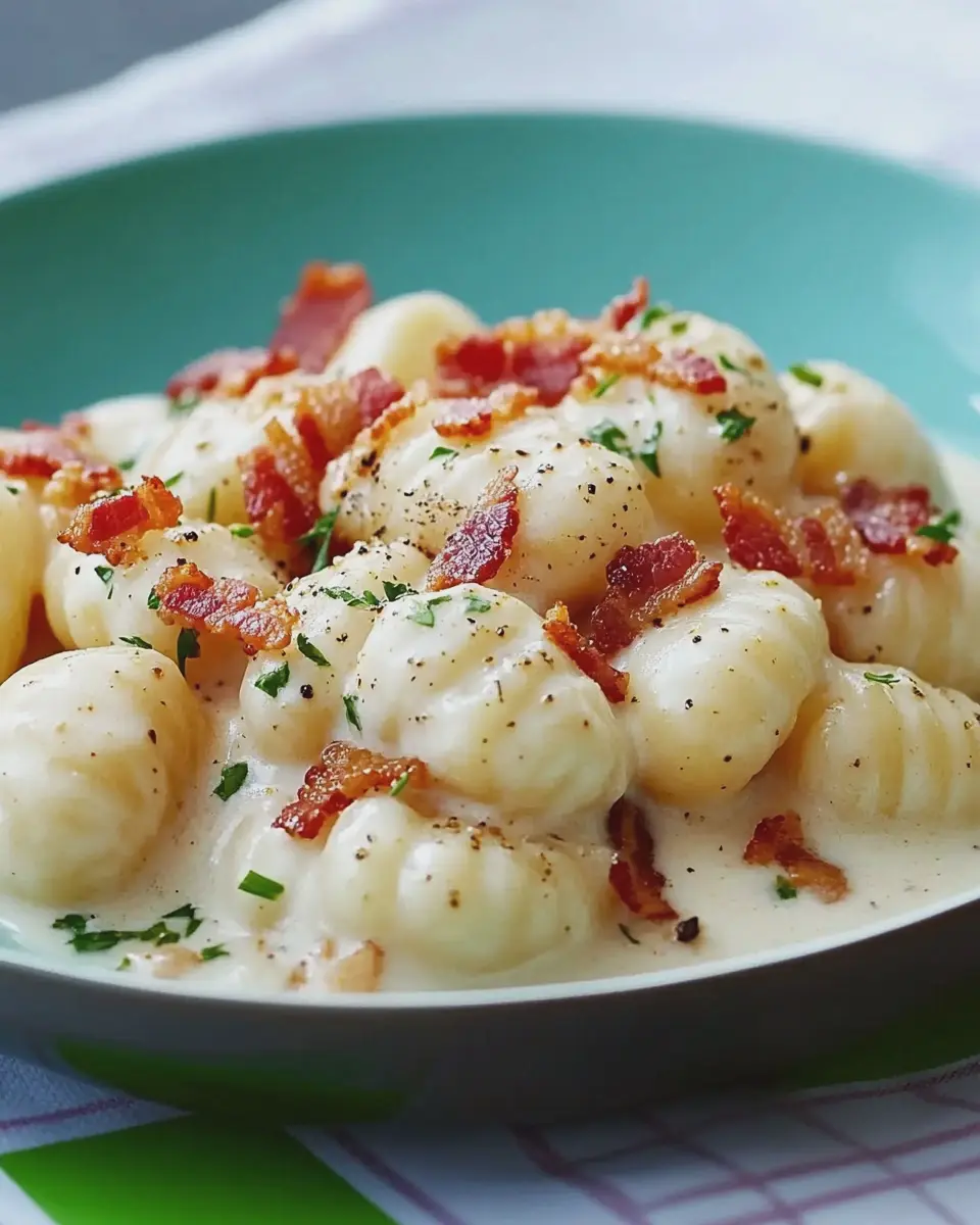 Gnocchi in Würzrahm mit Speck: Indulgent Comfort in Every Bite
