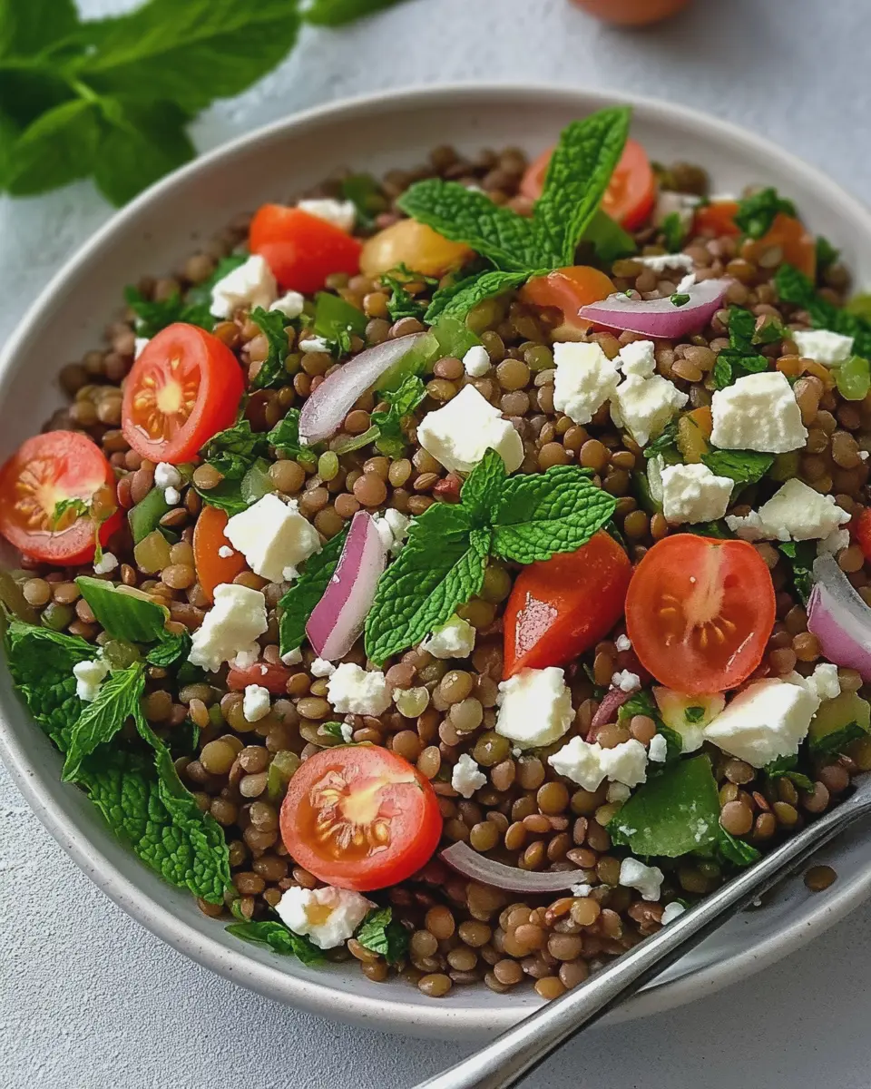 Orientalischer Linsensalat mit Feta: Fresh, Flavorful & Fun! 7