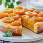 Einfacher Aprikosenkuchen mit frischen Aprikosen First Image First Image
