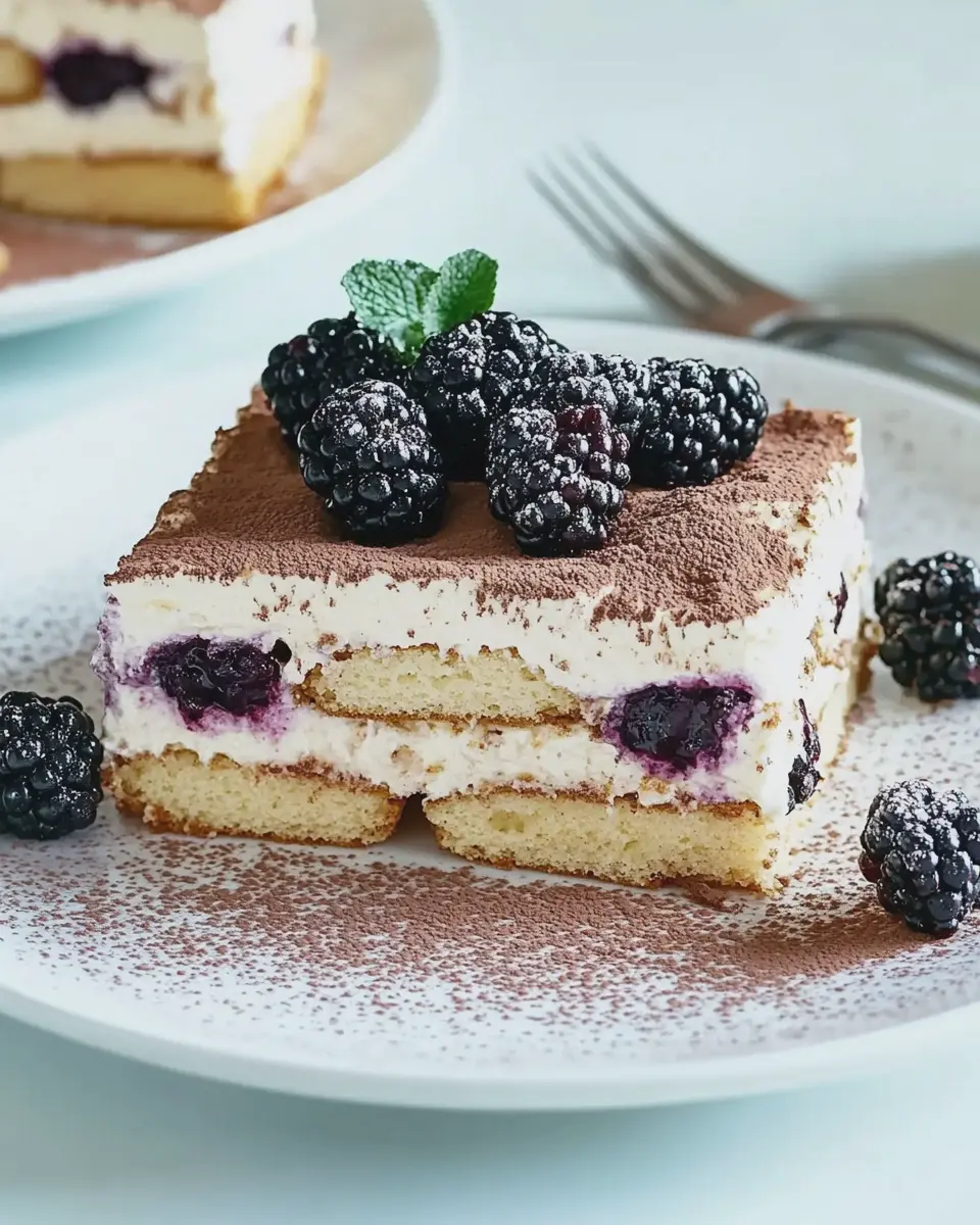 Brombeer Tiramisu Kuchen: Indulgent Bliss You Can’t Resist