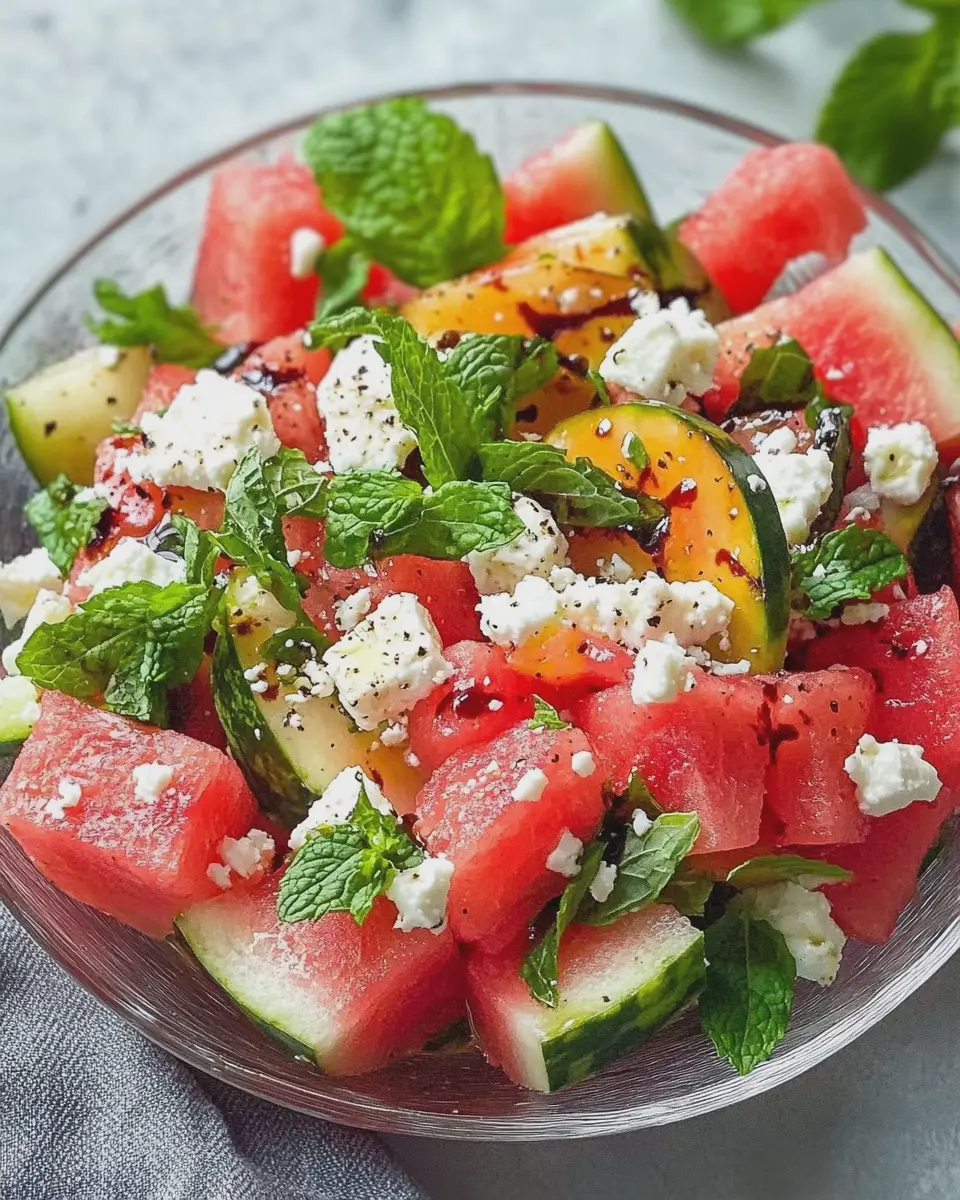 Wassermelonen-Salat: Juicy Summer Delight You'll Crave!