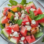 Wassermelonen-Salat First Image First Image