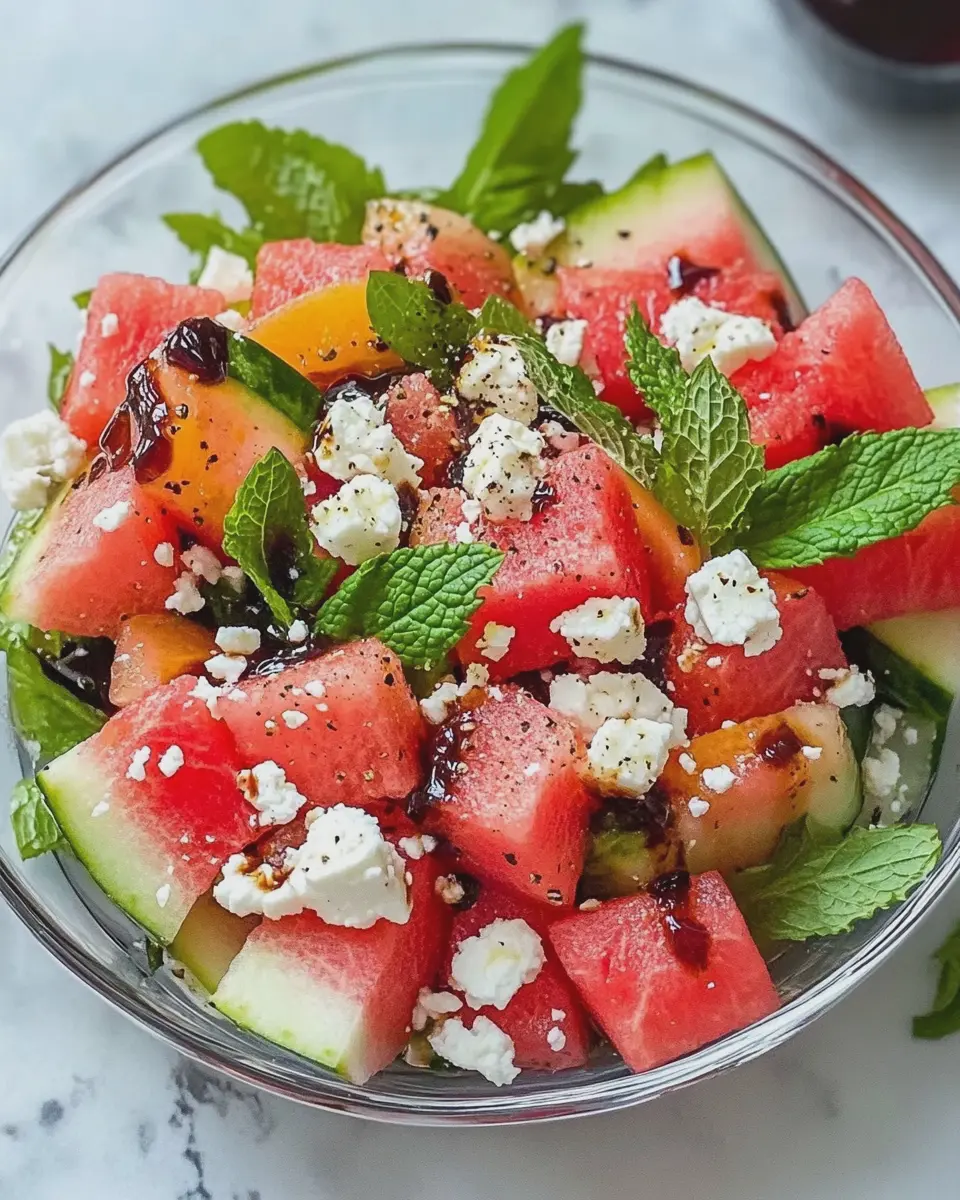 Wassermelonen-Salat